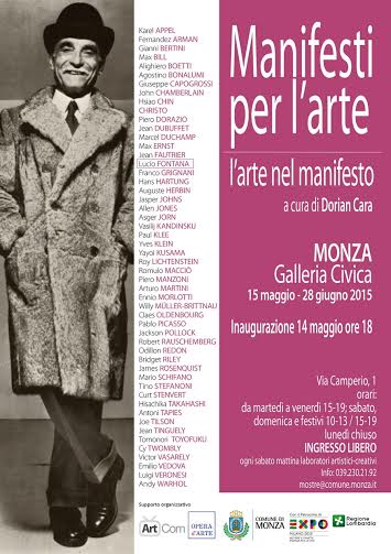 Manifesti per l’arte